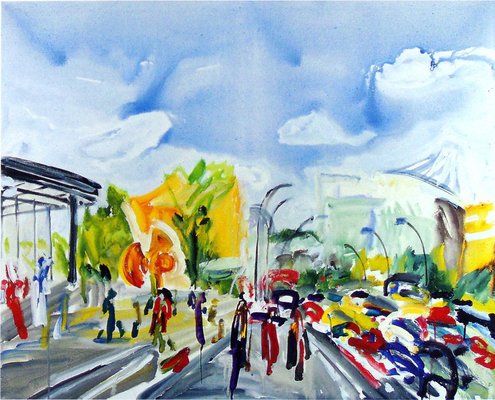 Hommage an Ernst Ludwig Kirchner Potsdamer Platz - Berlin